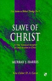 Tapa de Slave of Christ (New Studies in Biblical Theology)