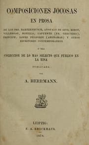 Tapa de Composiciones jocosas en prosa, de los srs. Hartzenbusch [et al.] o sea colección de lo mas selecto que publico en la risa