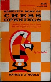 Tapa de Complete book of chess openings