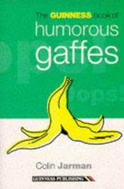 Tapa de The Guinness Book of Gaffes