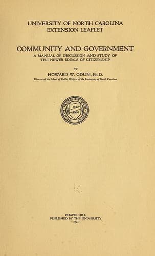 Tapa de Community and government