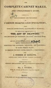 Tapa de The complete cabinet maker, and upholsterer's guide