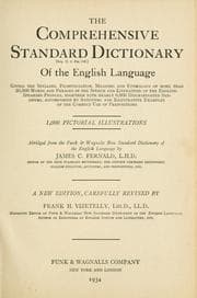 Tapa de The comprehensive Standard dictionary of the English language ...
