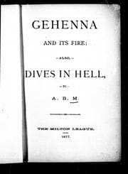 Tapa de Gehenna and its fire