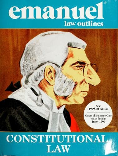 Tapa de Constitutional law