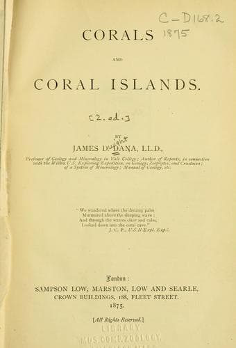 Tapa de Corals and coral islands.