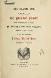 Tapa de Concio de puero Jesu