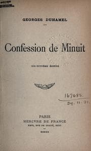 Tapa de Confession de minuit
