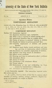 Tapa de Compulsory education ...