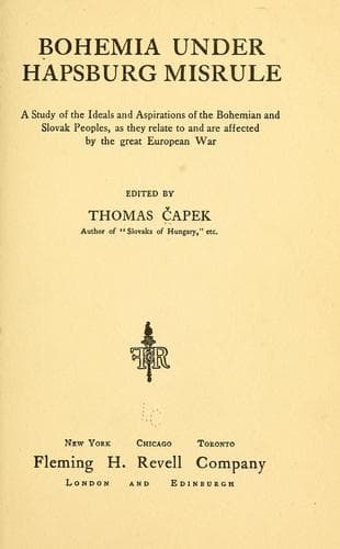 Tapa de Bohemia under Hapsburg misrule