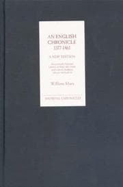 Tapa de An English Chronicle 1377-1461: A New Edition
