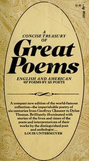 Tapa de A concise treasury of great poems, English and American