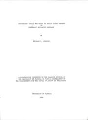 Tapa de Counselors' goals and roles to assist older persons in federally supported programs