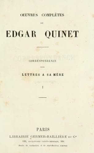 Tapa de Correspondance : lettres à sa mère