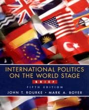 Tapa de International politics on the world stage, brief