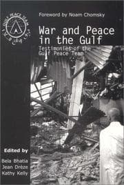 Tapa de War and peace in the Gulf