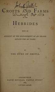 Tapa de Crofts and farms in the Hebrides