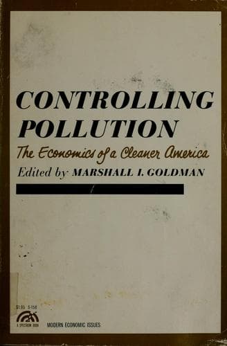 Tapa de Controlling pollution