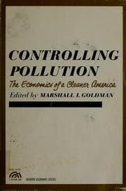 Tapa de Controlling pollution