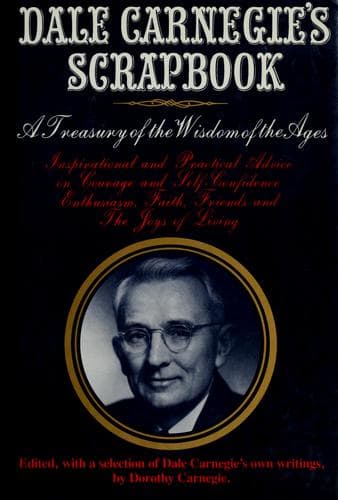 Tapa de Dale Carnegie's scrapbook