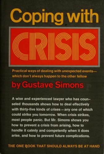 Tapa de Coping with crisis