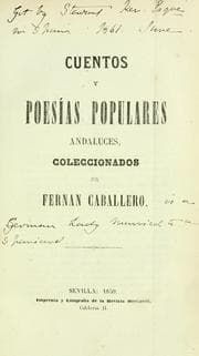 Tapa de Cuentos y poess populares andaluces