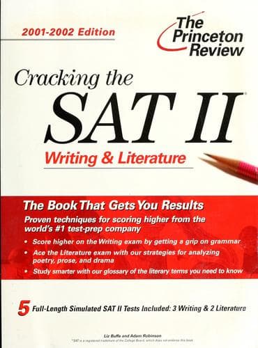 Tapa de Cracking the SAT II