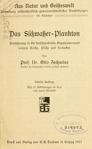 Tapa de Das süsswasser-plankton