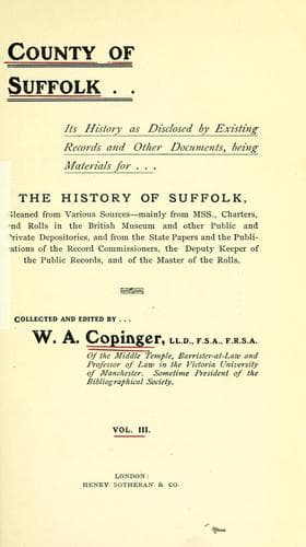 Tapa de County of Suffolk