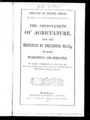 Tapa de The improvement of agriculture and the elevation in the social scale of both husbandman and operative