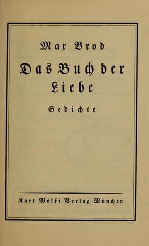 Tapa de Das Buch der Liebe