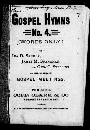 Tapa de Gospel hymns no. 4
