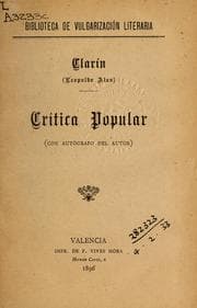Tapa de Critica popular