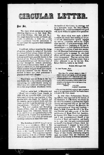 Tapa de Circular letter