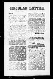 Tapa de Circular letter