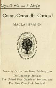 Tapa de Crannceusaidh Chriosd