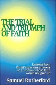 Tapa de The trial and triumph of faith