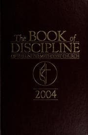 Tapa de The book of discipline of the United Methodist Church, 2004.