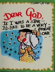 Tapa de Dear God, if I was a star-- I'd like to be a very bright one