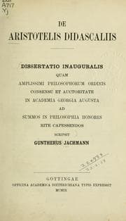 Tapa de De Aristotelis didascaliis