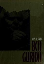 Tapa de Days of David Ben-Gurion