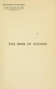 Tapa de The book of Genesis