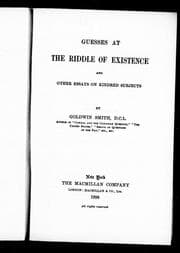 Tapa de Guesses at the riddle of existence