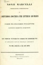 Tapa de De compendiosa doctrina per litteras ad filium