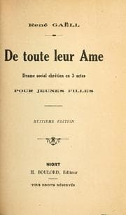 Tapa de De toute leur âme