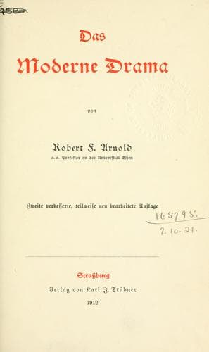 Tapa de moderne drama