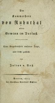 Tapa de Der Kammerherr von Ruhnthal