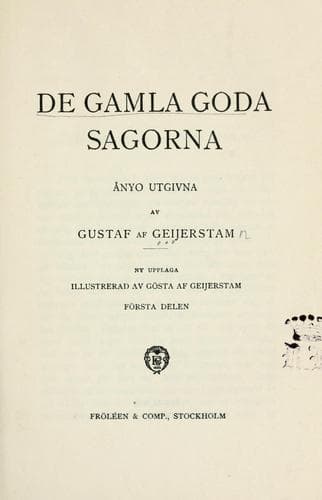 Tapa de De gamla goda sagorna