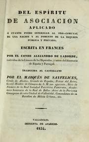 Tapa de Del espíritu de asociación