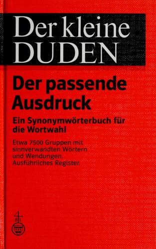 Tapa de Der kleine Duden